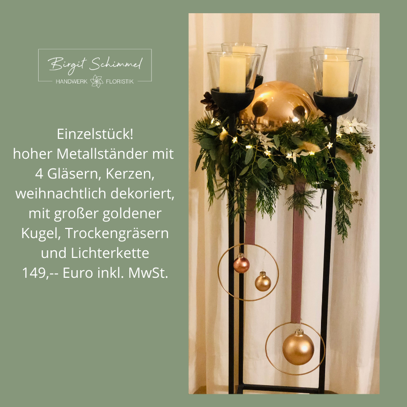 MetallständerLichterkette
