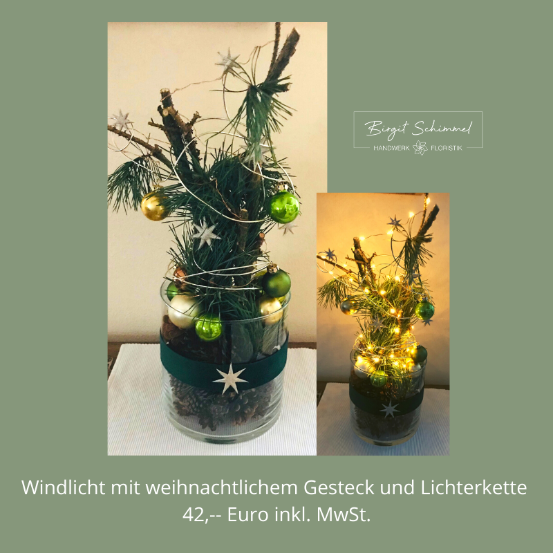 WindlichtÄstegesteck